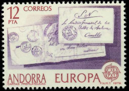 ANDORRA SPANISCHE POST 1970-1979 Nr 124 Postfrisch S1B2B12 - Ongebruikt