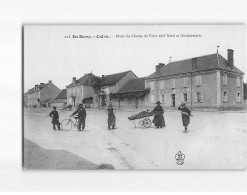 CULAN : Place Du Champ De Foire Côté Nord Et Gendarmerie -  état - Culan