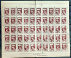 C 306 Brazil Stamp President Of Peru General Manuel Odria Military 1953 Sheet - Nuevos