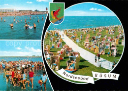 72863603 Buesum Nordseebad Badeleben Strand Wattenspiele Buesum - Buesum