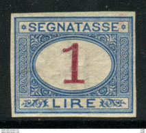 Segnatasse Lire 1 N. 27g Ottimo, Non Dentellato - Mint/hinged