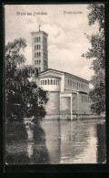 AK Potsdam, Ansicht Der Friedenskirche Vom Wasser Aus  - Autres & Non Classés