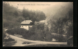 CPA Flond, Route D Ugine A Flumet, Gorges  - Ugine