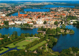 72859135 Schwerin Mecklenburg Fliegeraufnahme Schlosspark Kreuzkanal Altstadt  G - Schwerin