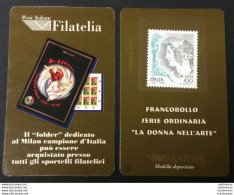 1999 Italia Tessera Filatelica Omaggio L 100/0,05 Unif N. 2A - Sonstige & Ohne Zuordnung