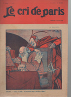 Revue   LE CRI DE PARIS  N° 1346  Janvier 1923 (pub GIBBS) (CAT4090 / 1346) - Humor