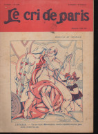 Revue   LE CRI DE PARIS  N° 1362 Mai 1923   (CAT4090 / 1362) - Humor