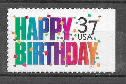 USA 2002.  Happy Birthday Sc 3695  (**) - Unused Stamps