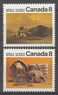 Canada 1972. Indios Canadienses . Sc=562-63 (**) - Unused Stamps