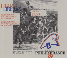 LIBERIA Block 121,unused - Révolution Française