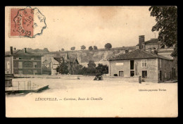 55 - LEROUVILLE - CARRIERES, ROUTE DE CHONVILLE - EDITEUR THIRION - Lerouville