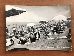 FIUMICINO ( ROMA ) VITA DI SPIAGGIA 1953 - Fiumicino