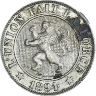 Monnaie, Belgique, 10 Centimes, 1894 - 10 Cent