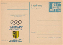 DDR P 80 Olympischer Tag Der Leichtathletik In Dresden 1979, ** - Other & Unclassified