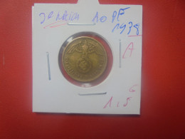 3eme REICH 10 Pfennig 1938 "A" (A.4) - 10 Reichspfennig