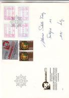 Suisse - Lettre De 1978 - Oblit Lausanne - Expo Lemanex 78 - Avec Les 4 Timbres Automates - Valeur 200 Euros - - Covers & Documents