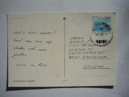 Avion / Airplane / Card From Dubrovnik To SABENA Zaventem / Aug 14,1982 - Lettres & Documents