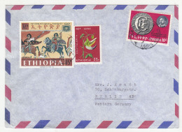 Ethiopia Air Mail Letter Cover Posted To Germany B240510 - Etiopia