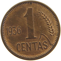 LITHUANIA CENTAS 1936 #s105 0577 - Lithuania