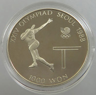 KOREA SOUTH 1000 WON 1988 PROOF #sm14 0231 - Korea (Zuid)