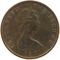 ISLE OF MAN 1/2 NEW PENNY 1971 #s105 0461 - Isle Of Man