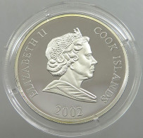 COOK ISLANDS 2 DOLLARS 2002 PROOF #sm14 0049 - Cook