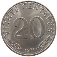 BOLIVIA 20 CENTAVOS 1967 #s105 0105 - Bolivië