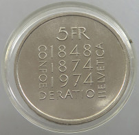 SWITZERLAND 5 FRANCS 1974 #sm14 0203 - 5 Francs