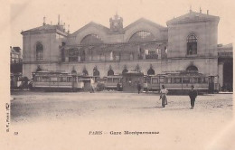 PARIS           GARE   MONTPARNASSE       LES TRAMWAY        PRECURSEUR - Openbaar Vervoer