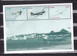 NORWAY-2012.- AIRCRAFT-BLOCK-MNH. - Ungebraucht