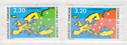 CONSEIL DE L'EUROPE -  Carte De L'Europe - 1990 - Andere & Zonder Classificatie