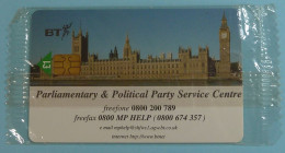 UK - BT - Chip - Parlimentary & Political Party Service Centre - £1 - Mint In Blister - BT Emissions Générales