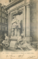 75 - PARIS - MONUMENT ELEVE A LA MÉMOIRE DE L'AMIRAL COLIGNY - Statuen
