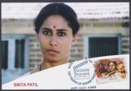 Inde India 2013 Maximum Max Card Smita Patil, Actress, Bollywood Indian Hindi Cinema, Film - Covers & Documents