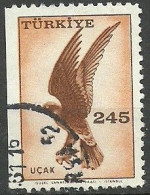 Turkey; 1959 Airmail Stamp 245 K. ERROR "Imperf. Edge" - Oblitérés