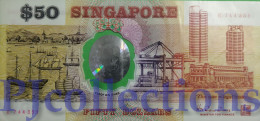 SINGAPORE 50 DOLLARS 1990 PICK 30 POLYMER XF+ - Singapour