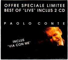 PAOLO CONTE  Best Of Live   2Cds    (CD 03) - Autres - Musique Italienne