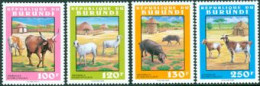 BURUNDI 1993 - Animaux Domestiques - 4 V. - Unused Stamps