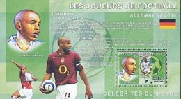 CONGO KINSHASA 2006 - Vedettes De Football -  Thierry Henry - BF - Neufs