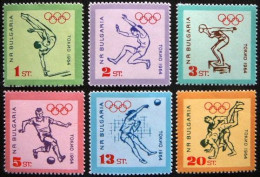 (dcos-230)   Bulgaria  -   Bulgarie  -  Bulgarije       Michel  1488-93     Yvert  1279-84      MNH - Unused Stamps