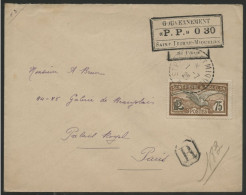 GOUVERNEMENT / PP 030 / SAINT PIERRE MIQUELON + N° 90 Le 1/7/26 Sur Env. Recommandée Pour Paris. TB - Cartas & Documentos