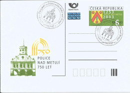 CDV 84 Czech Republic Police Nad Metuji Anniversary 2003 - Autres & Non Classés