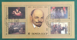 Russia  1987 Used  Mi.Block191 117th Birth Anniversary Of Lenin. - Oblitérés