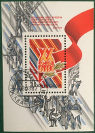 Russia 1987 Used  Mi.Block190 XX Komsomol Congress. - Used Stamps
