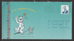 1 Enveloppe Anniversaire GARFIELD De 1996 ( Voir Photos ). - Garfield
