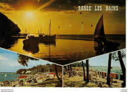 17 RONCE LES BAINS Vers La Tremblade N°119 Or 51 3 Vues Plage Baignade Voilier Coucher De Soleil - La Tremblade