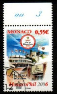 MONACO   -   2005 .   Y&T N° 2521 Oblitéré.    Monaco Phil 2006 - Used Stamps