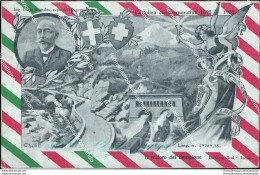 Bq284 Cartolina Commemorativa 1898 1905 Traforo Del Sempione - Biella