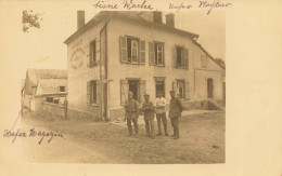 Château Porcien * RARE Carte Photo * Matériaux Construction La Villette LARMIGNY GOSSE * Ww1 Guerre 14/18 War - Chateau Porcien