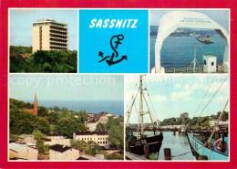 72848977 Sassnitz Ostseebad Ruegen Ruegenhotel Seeblick Zur Mole Ortsansicht Fis - Sassnitz